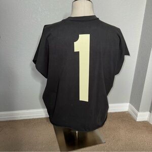 Kanye West Yeezy Shirt No 1 Men Black Cut Off Sleeve Official Merch Size 1 New